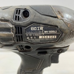 18Vインパクトドライバ　HITACHI WH18DDLの画像