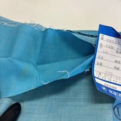 手芸　小物　リメイク　生地　⑪⑫⑬　ターコイズ　オレンジ　グリーン　１色700円の画像