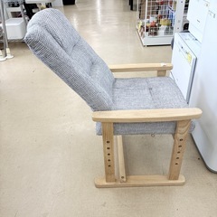 【ドリーム池田】◎ジモティ割7%◎リクライニングチェア　グレー【47889】の画像