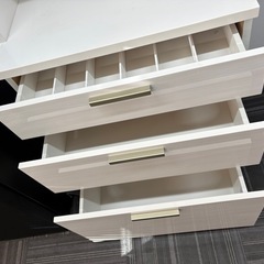 キッチンカウンター　ホワイトの画像