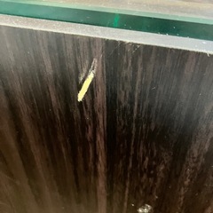 ◾️ローテーブル（ガラス天板×木製脚）の画像