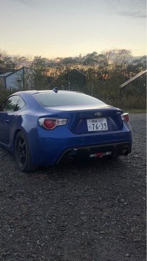 86.BRZ 一本出しマフラー　出口90π
