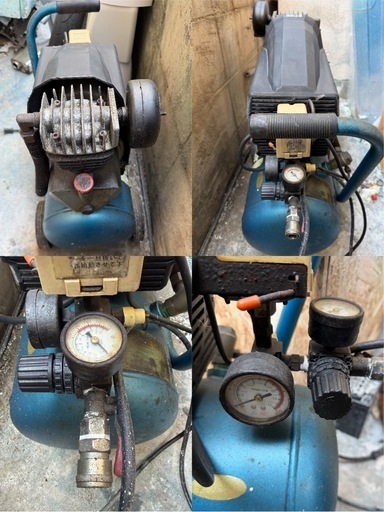 購入者決まりました。超お得　　DIYに　コンプレッサー　フルセット　不備ナシ