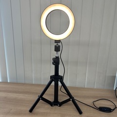 リングライト　調光可能の画像