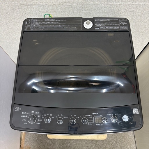 ⭐️HAIER⭐️全自動洗濯機 2024年 4.5kg 大阪市近郊配送無料