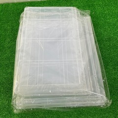 ［未組立］シューズケース 組み立て式 クリア　未組立 収納ケース 透明コレクションケース　まとめ売り　9個の画像