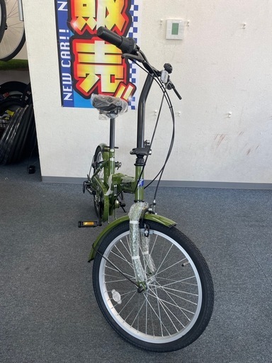 ?新車?折り畳み自転車 20インチ 6段変速 
