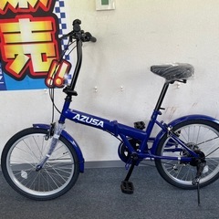 🉐新車🉐折り畳み自転車 20インチ 6段変速の画像