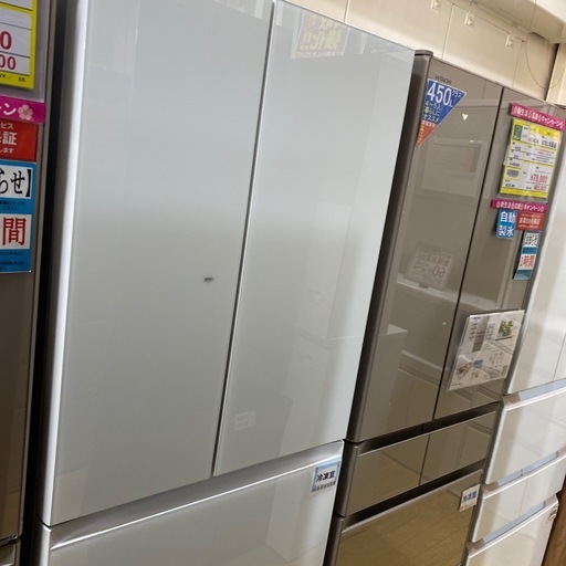 ⭐️美品⭐️2021年製 TOSHIBA 462L冷蔵庫 GR-T460FK 大容量 フレンチドア 速鮮チルド Ag +低温触媒除菌 
