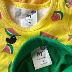 70㎝　長袖ボディスーツ他セットの画像