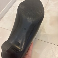 パンプス　黒　23cmの画像