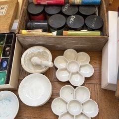 日本画　画材の画像