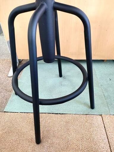 カウンターチェア 座面高60.5～71.5cm 回転チェア ハイチェア 高さ調節可能 バーチェア ヴィンテージ調 札幌 北20条店