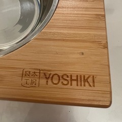 小型犬 ご飯入れ＆水入れ スタンドの画像