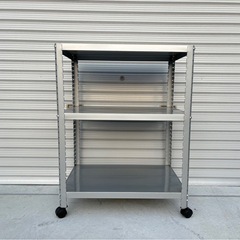 スチールラック 3段 キャスター付き ワゴン インテリア   mw1193の画像