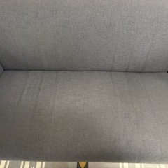 二人掛け　　グレーソファーの画像