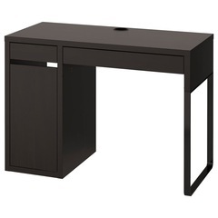 IKEA 机　MICKEミッケ黒の画像