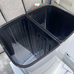 電動ゴミ箱　未使用　分別タイプ　50L　ゴミ箱の画像