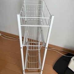 ホワイト　　収納ラックの画像