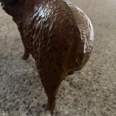 鋳物　羊置物　全長30cm 2000円の画像