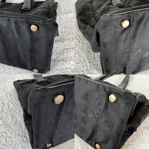 【正規品・美品】CHANEL ニュートラベルラインMM トートバッグ 黒 シリアル有 
Ｇカード有 
