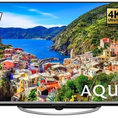 美品【60型】SHARP AQUOS 4K液晶テレビの画像
