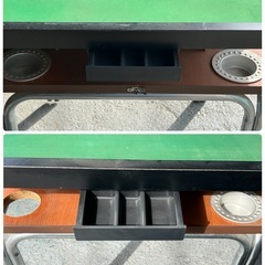 Oliver 麻雀卓 牌 セット 灰皿付 レトロの画像