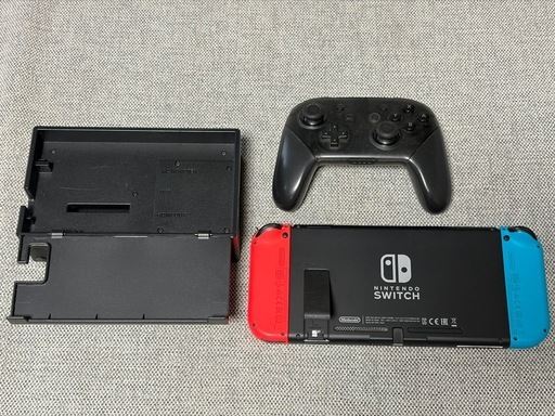 Nintendo Switch 本体 赤/青 プロコン付き SD64GB 箱なし