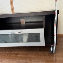 テレビボード　幅100cm キャスター付きの画像