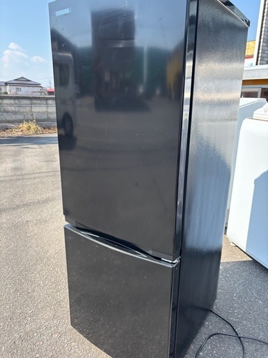 極美品 TOSHIBA 東芝 153L 2ドア冷蔵庫 GR-W15BZ1 2025年製 ブラック