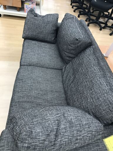 A-1710【リユースのサカイ野々市店】ジモティ来店特価‼  ソファー グレー 3人掛け ※クリーニング済み