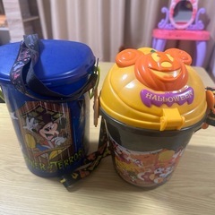 ディズニーお菓子の缶、ポップコーンバケットの画像