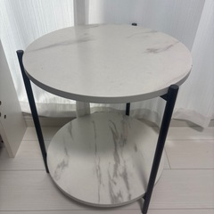 大理石風 コーヒーテーブルの画像