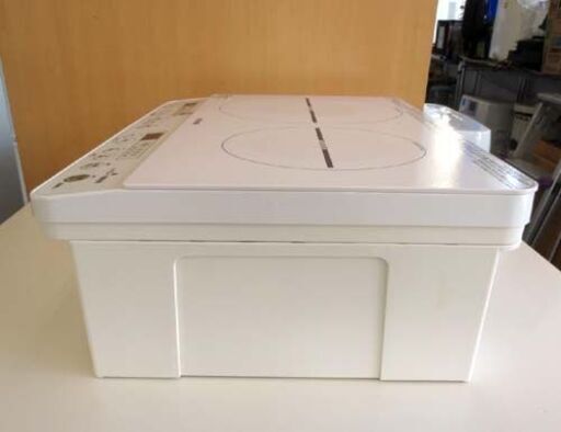 2023年製 アイリスオーヤマ IHK-W12S W ホワイト 2口 IHコンロ IHクッキングヒーター 1400W 100V 脚付き