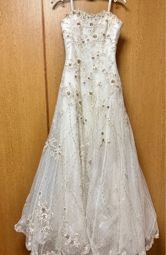 期間限定価格！【刺繍ドレス】ウェディングドレス 前撮り 1.5次会 二次会ドレス