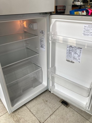 ハイセンス 【右開き】120L 2ドアノンフロン冷蔵庫 エディオンオリジナル ホワイト HR-B1201 リサイクルショップ宮崎屋　住吉店26.3.24