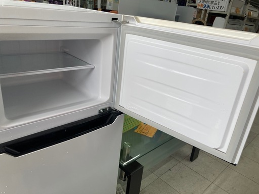 ハイセンス 【右開き】120L 2ドアノンフロン冷蔵庫 エディオンオリジナル ホワイト HR-B1201 リサイクルショップ宮崎屋　住吉店26.3.24