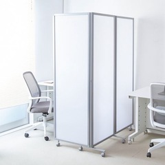 パーティション（三連タイプ・ホワイトパネル）の画像