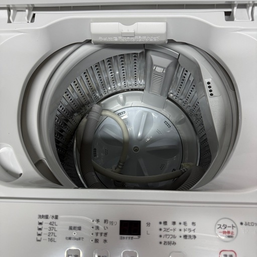  2025年製　ヤマダ　4.5K 洗濯機　YWM-T45LW