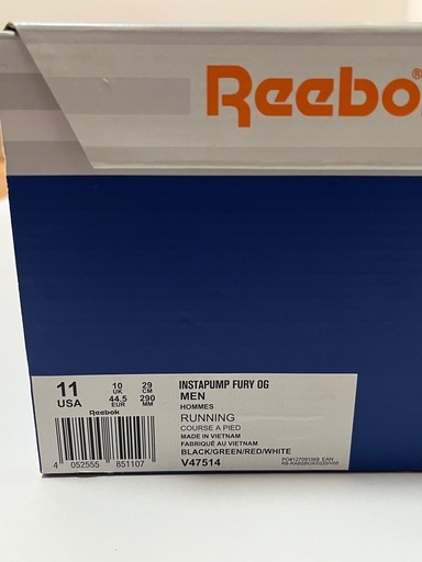 REEBOK INSTAPUMP FURY PROTOTYPE CITRON 29cm
