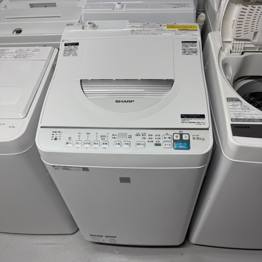 2020年製　シャープ　5.5Kg 洗濯機　ES-T5E7-KW