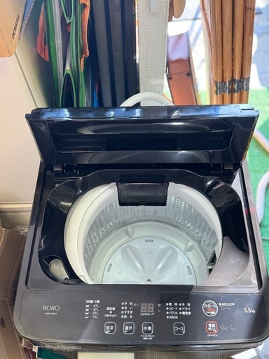 全自動洗濯機 YWM-T55LK 5.5kg 2025年製 単身向け 一人暮らし  洗濯機1台の処分が無料！