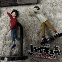 ハイキューポージングフィギュア黒尾鉄朗、孤爪研磨の画像
