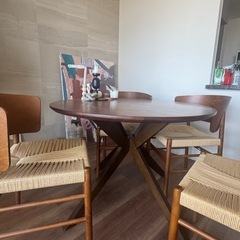 ウッドダイニングセットの画像