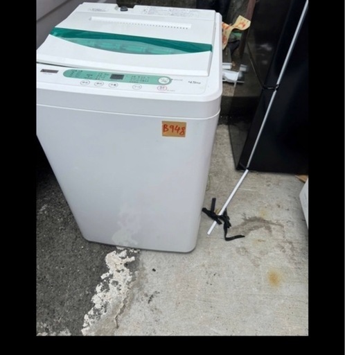 NO B948?福岡市内配送設置無料✨?YAMADASELECT 4.5kg 全自動電気洗濯 
