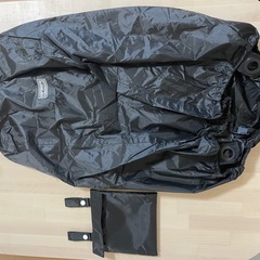 ふらっかーず　　子供乗せ自転車　チャイルドシート前後付　未使用リアチャイルドシートカバー付の画像