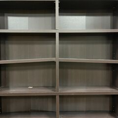 木製 8段 本棚 飾り棚 収納棚 黒 幅90cm×奥行30cm×高さ201cm の画像