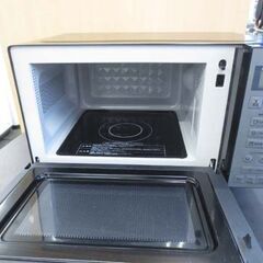 2023年製 電子レンジ フラット庫内 ハイアール JM-XP2FH18G ステンレスブラック アーバンカフェシリーズ 新生活 Haier 札幌 北20条店の画像