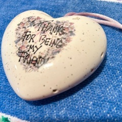 クロワッサン型磁石　ハート型ポプリ入れの画像