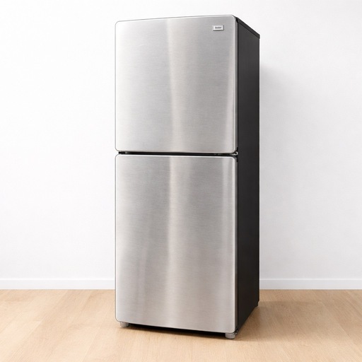 2021年製 Haier 冷蔵庫 148L JR-XP2NF148F 2ドア ステンレス調